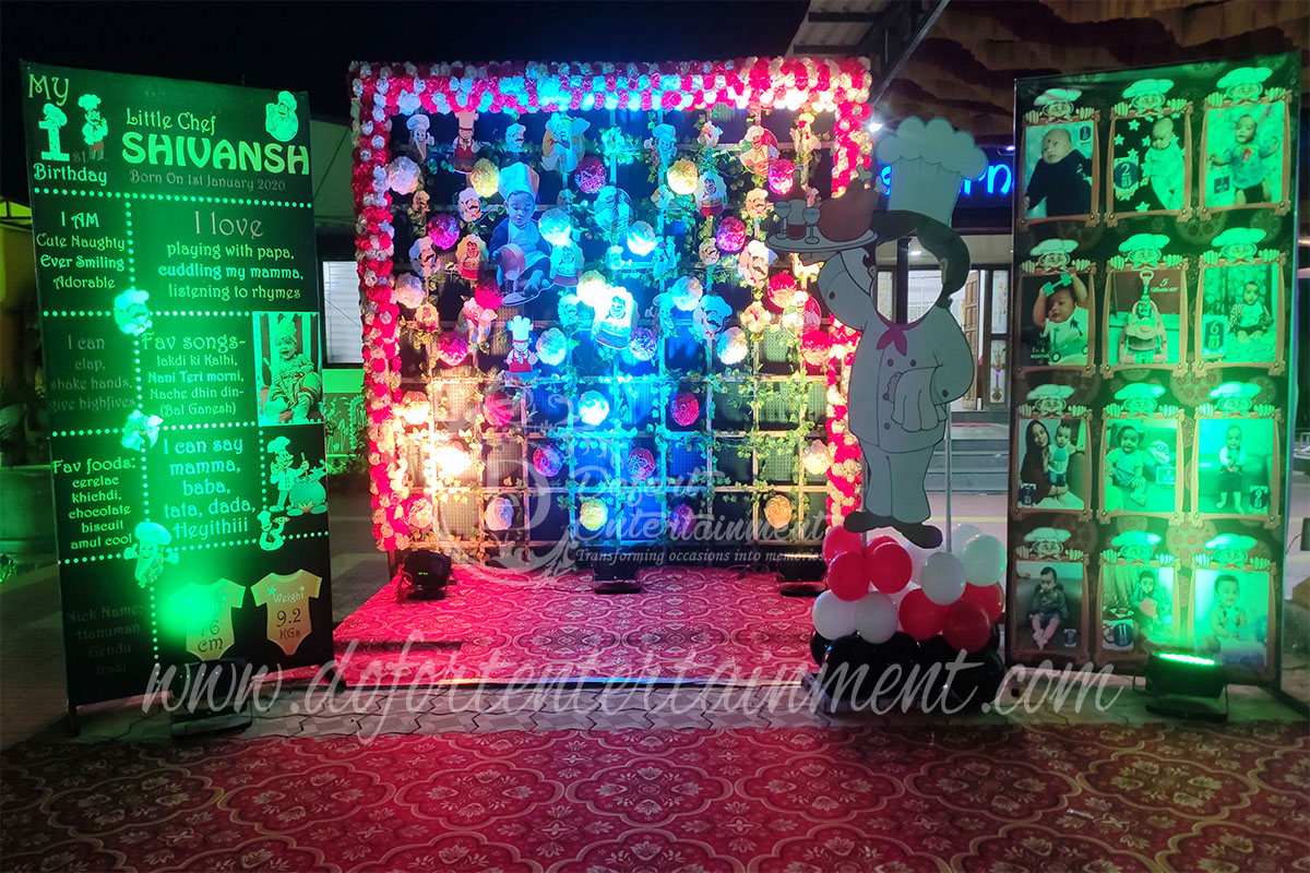 little chef theme birthday party at sri sai convention bhubaneswar odisha 6